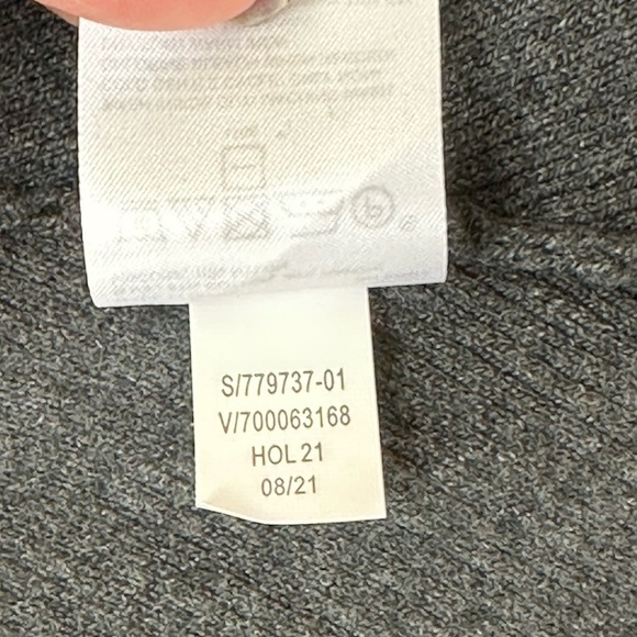 Banana Republic Gray V Neck Ribbed Sweater Midi Dress L Minimalist Classic - Picture 8 of 13